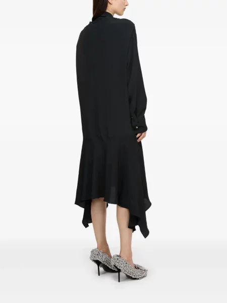 Midi šaty Acne Studios čierna
