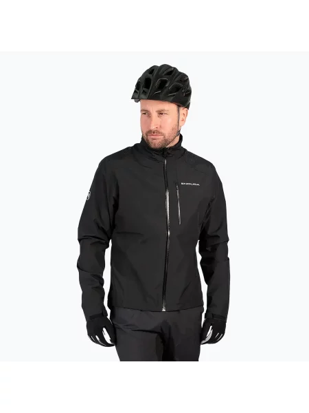 Férfi kerékpáros dzseki Endura Hummvee Waterproof black Hummvee Waterproof fekete