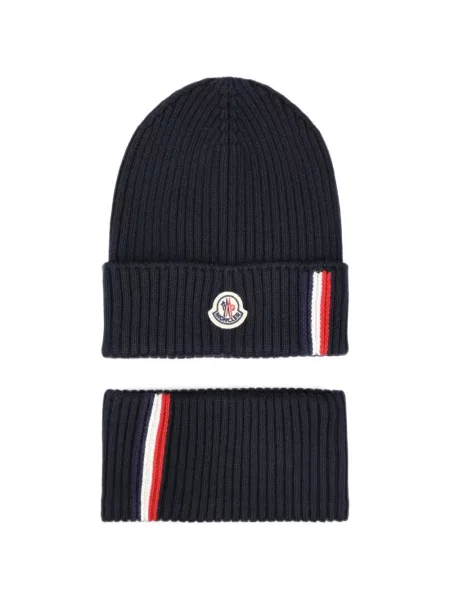 Szal dziecięca Moncler Enfant niebieska