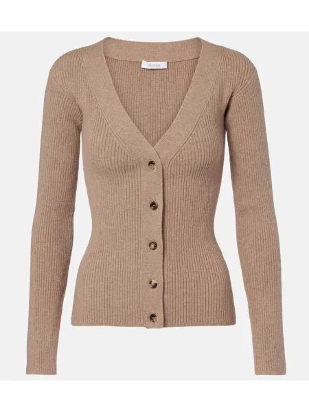Cardigan Max Mara de lână bej