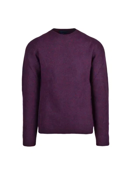 Sweter Daniele Fiesoli wełniany fioletowy