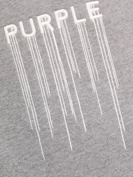 Hanorac cu glugă Purple Brand gri