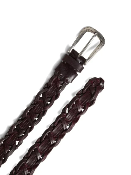 Pasek dziecięcy Brunello Cucinelli czerwony
