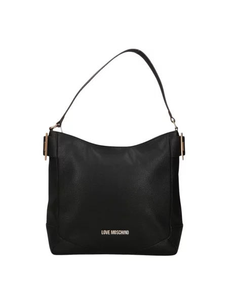 Torebka Love Moschino skórzana czarna