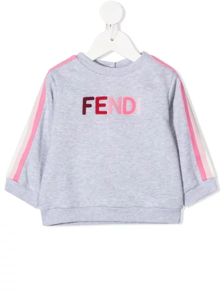 Bluza dziecięca Fendi szara