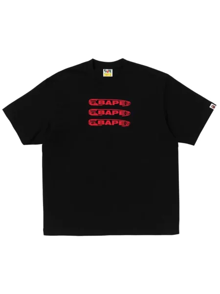 Tricou A Bathing Ape® cu imagine negru