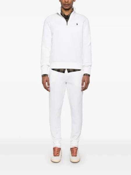 Polo Polo Ralph Lauren cu dungi cu broderie maro