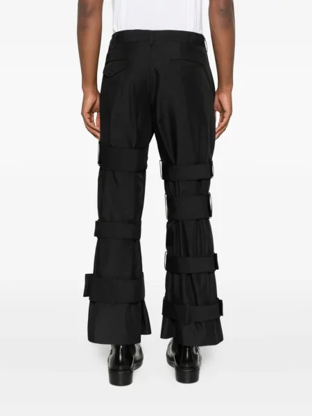 Панталон Comme Des Garçons Shirt с катарама черно