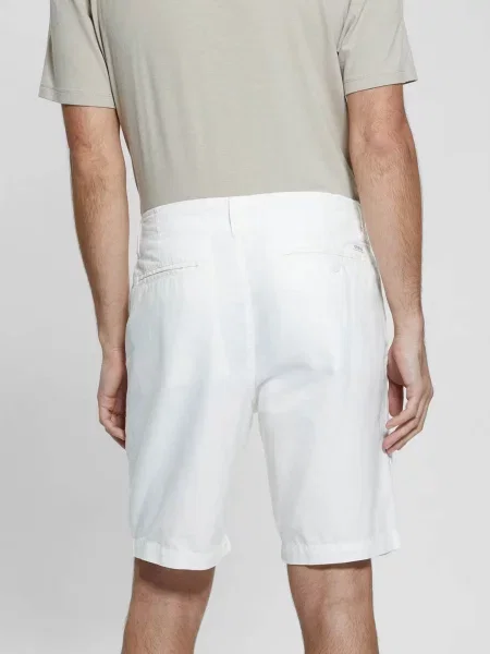 Лляні шорти Guess білі