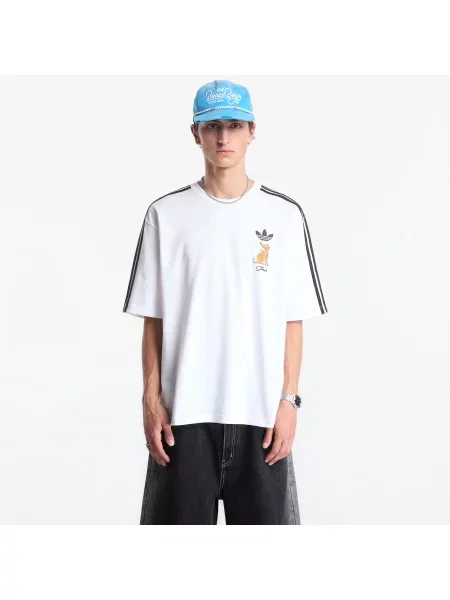Adidas T-Shirt Little Santas Helper Graphic λευκό