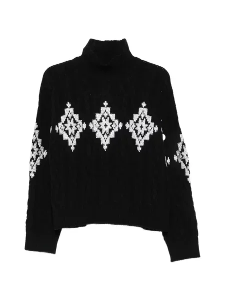 Pulover Ermanno Firenze cu paiete negru