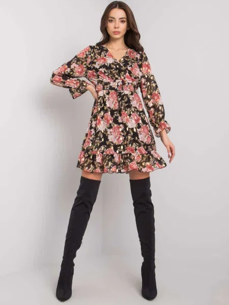 Костюм рокля Italy Moda черно
