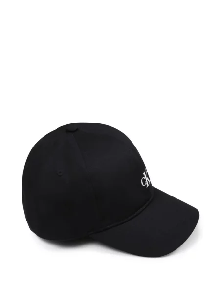Czapka z daszkiem dziecięca Calvin Klein czarna