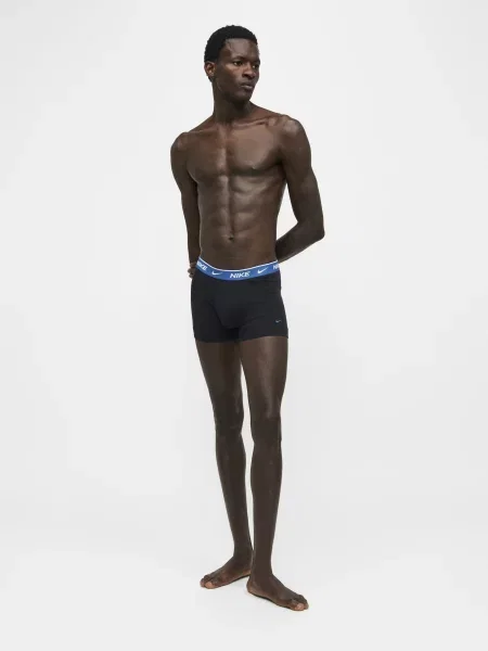 NIKE Underwear Boxerky modrá / červená / čierna biela