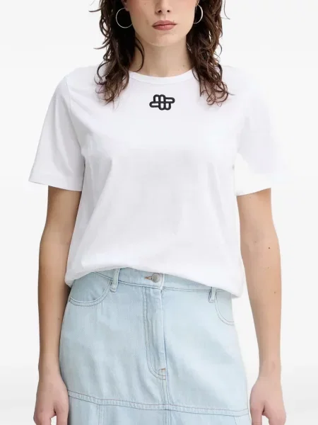 Tricou Munthe cu broderie alb