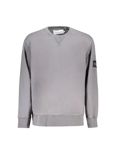 Bluza Calvin Klein Jeans z autografem szara