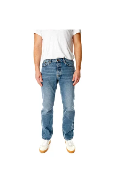 Jeansy Nudie Jeans niebieskie