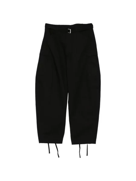 Cu centură pantaloni cargo Sacai negru