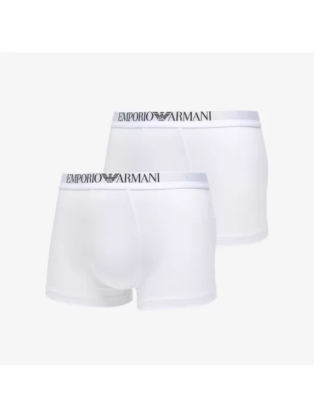 Boxerky Emporio Armani Bottom Trunk White/ White S bílé