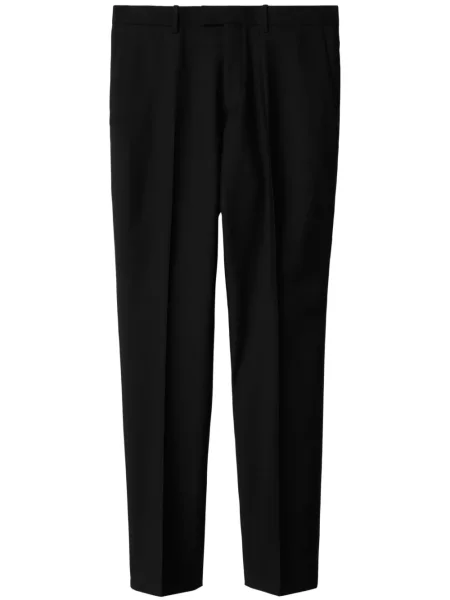Pantaloni Burberry de lână negru
