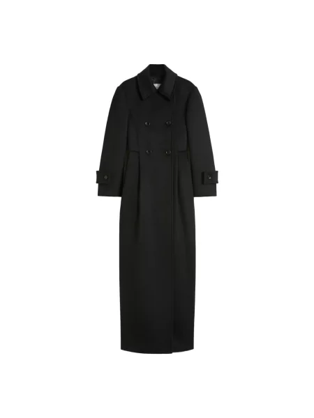 Płaszcz Max Mara drapowany czarny