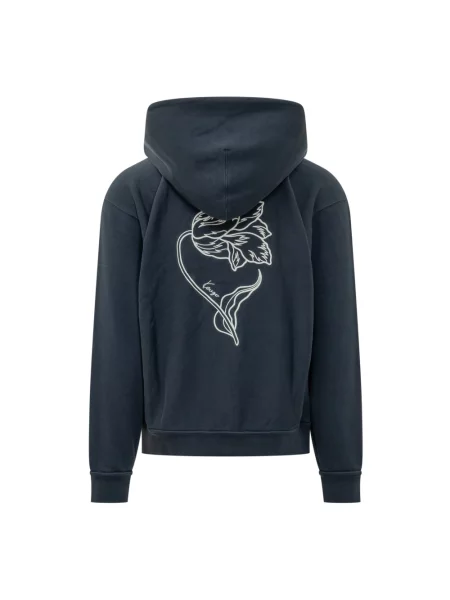 Bluza z kapturem Kenzo z kapturem niebieska