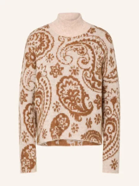 Darling Harbour Sweter Z Alpaki beige beżowy