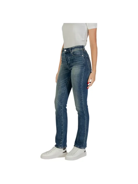 Blugi Eax cu 5 buzunare albastru