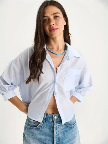 Bianco Lucci Halenka chladná modrá