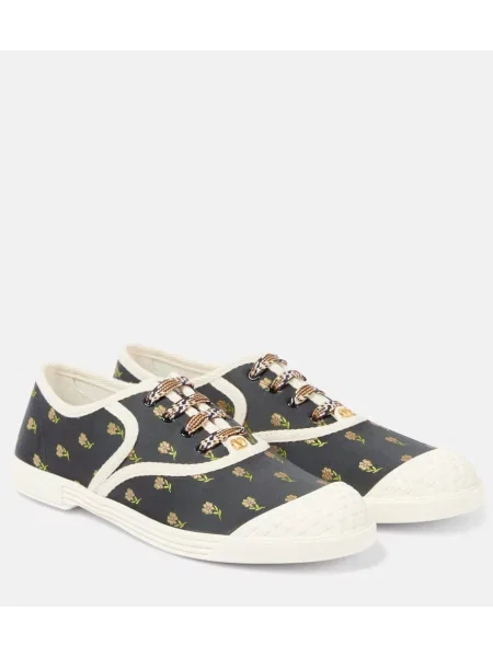 Маратонки Valentino Garavani бродирани черно