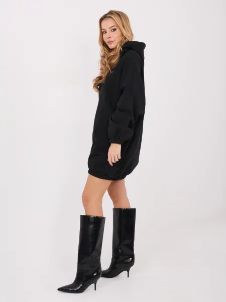 Rochie Factory Price cu glugă negru