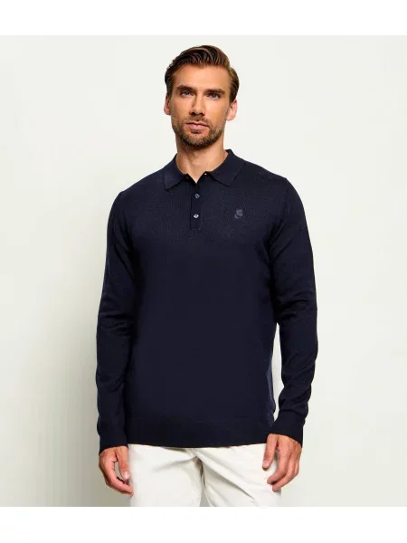 Tricou polo Karl Lagerfeld de lână