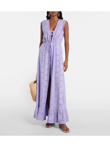 Rochie Melissa Odabash din dantelă violet
