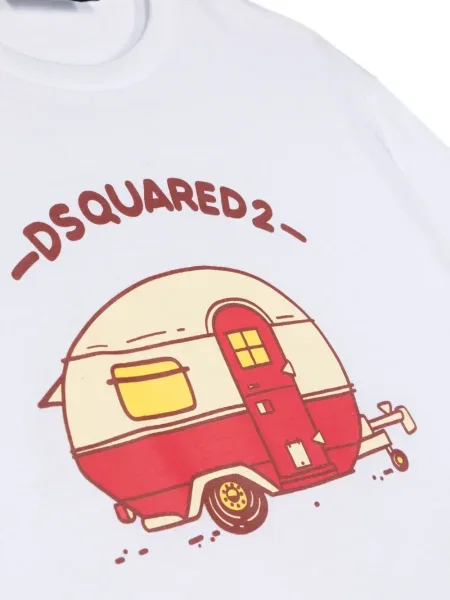 Koszulka dziecięca Dsquared2 biała