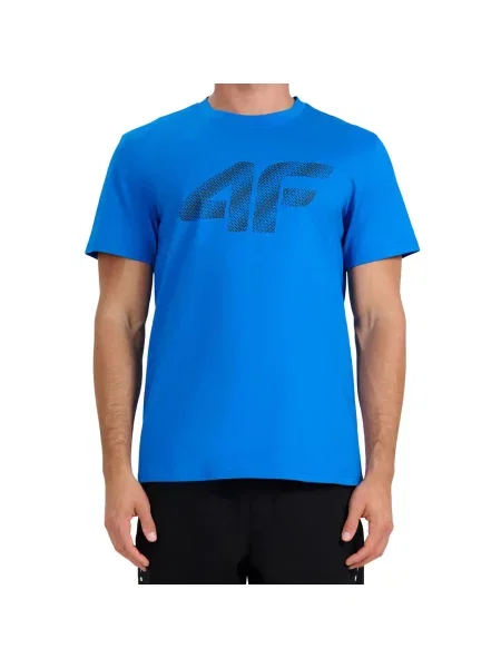 Koszulka 4F T-shirt regular fit. niebieska