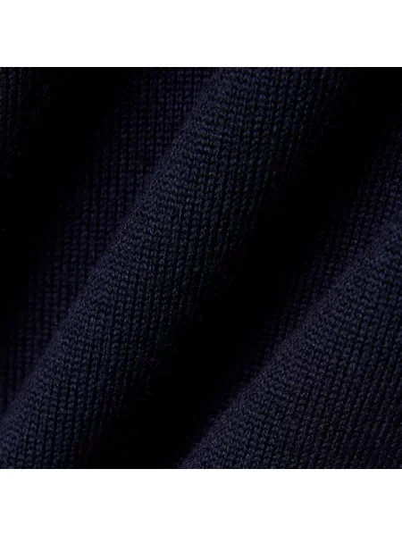 Свитер Lacoste с круглым вырезом синий