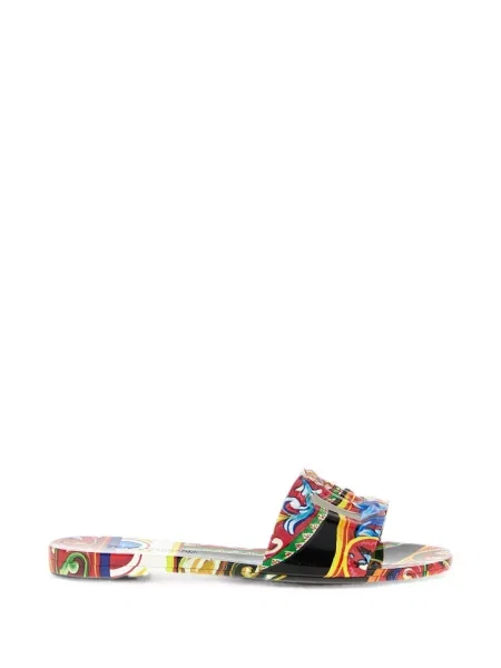 Papuci Dolce & Gabbana cu imagine roșu