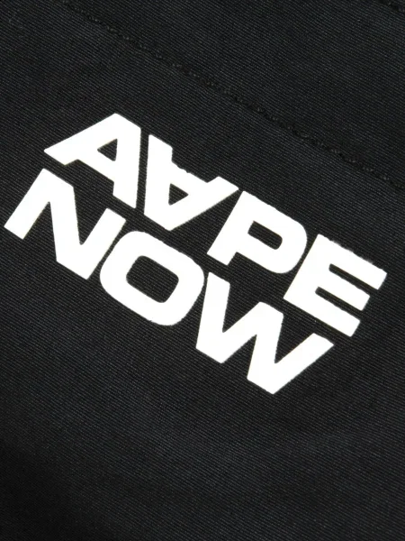 Geacă Aape By A Bathing Ape cu glugă negru