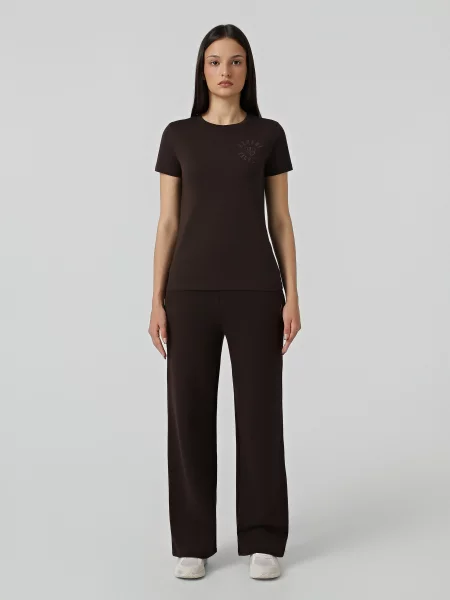Футболка Armani Exchange коричневая