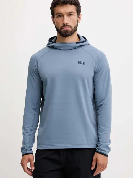 Флийс суичър с качулка Helly Hansen с качулка черно