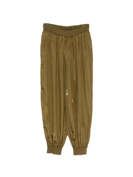 Pantaloni Zimmermann cu cordon verde