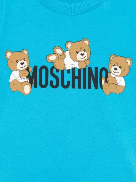 Koszulka dziecięca Moschino niebieska