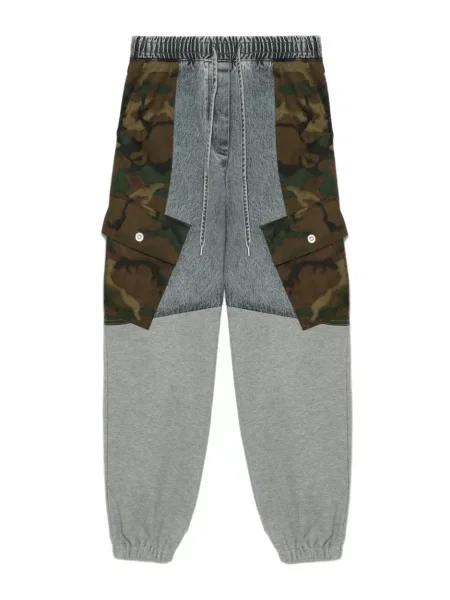 Blugi 3.1 Phillip Lim cu model camuflaj albastru