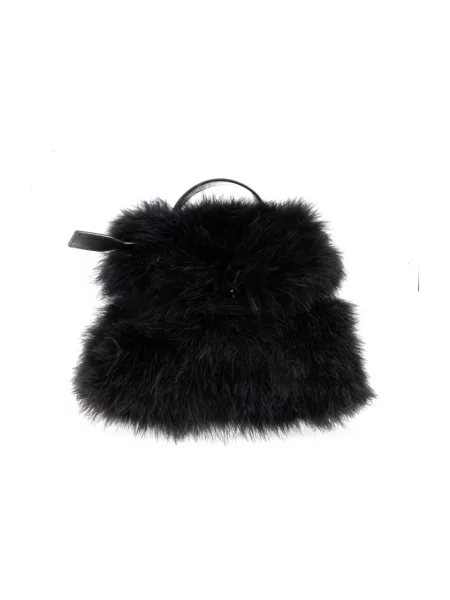 Futro Moschino czarne