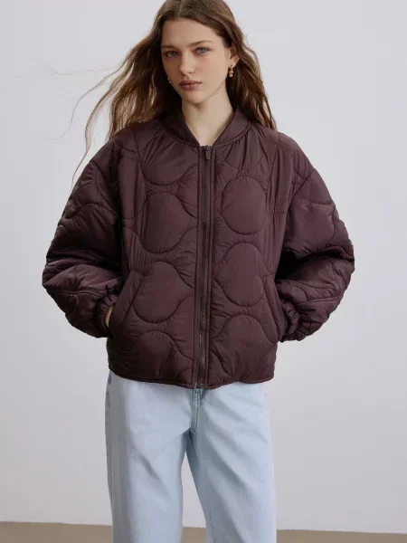 Бомбер Estro коричневий