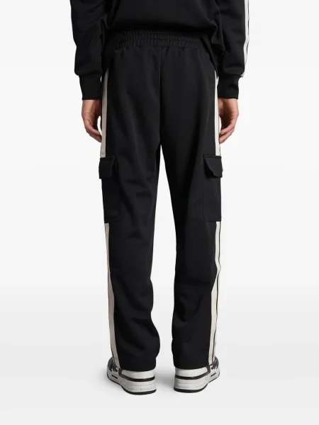 Pantaloni cargo Palm Angels cu dungi negru