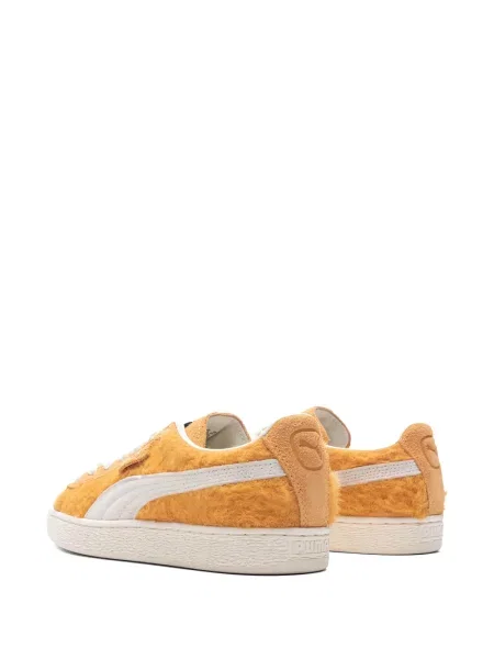 Sneakerși Puma Suede din piele de căprioară galben