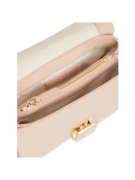 Tommy Hilfiger Kabelka Th Monogram Pebble Grain Crossbody Bag ružová