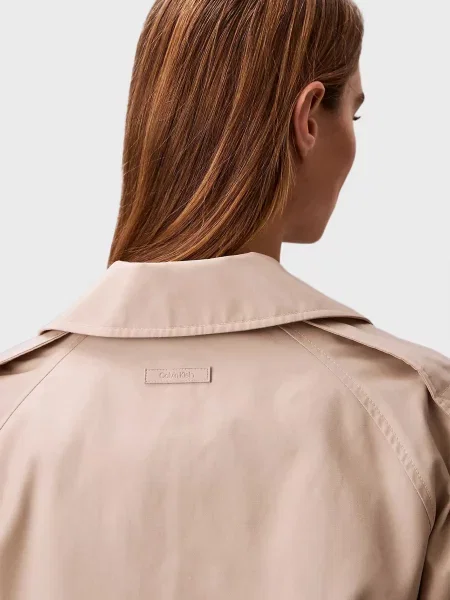 Тренч Calvin Klein бежевий