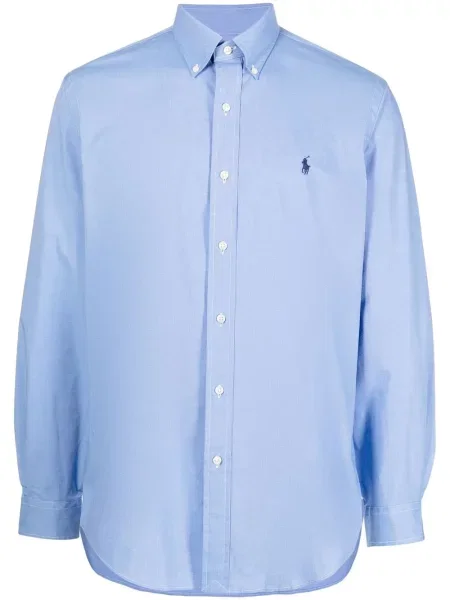 Pruhované tenisky Polo Ralph Lauren s kulatým výstřihem černé
